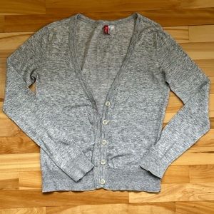 Heathered Grey Women’s Cardigan - Size 8